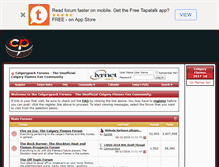 Tablet Screenshot of forum.calgarypuck.com