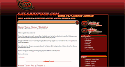 Desktop Screenshot of calgarypuck.com